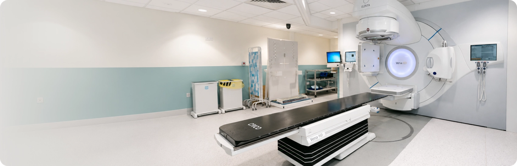 Medical imaging treatment room banner