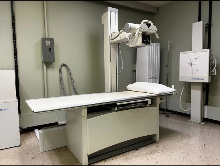 Digital radiography room equipment