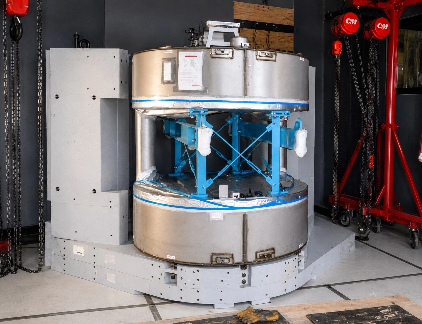 System removal and de-installation equipment rigging